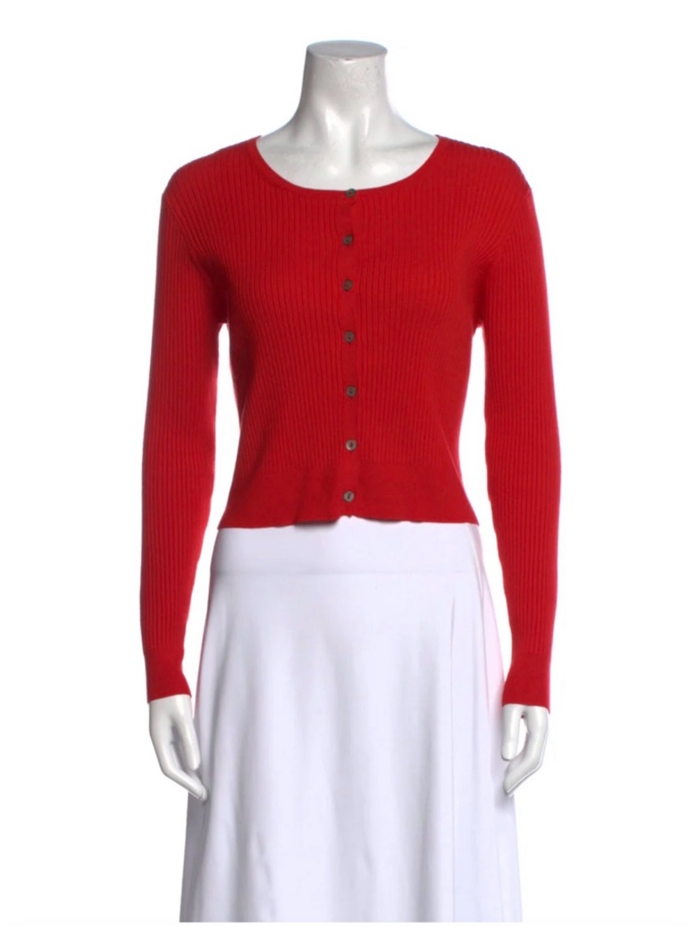 Realisation Par Long Sleeve Cropped Cardigan XXS